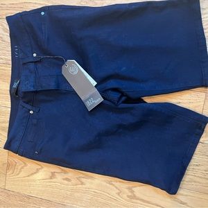 Denim dark blue shorts front and back pockets new with tags